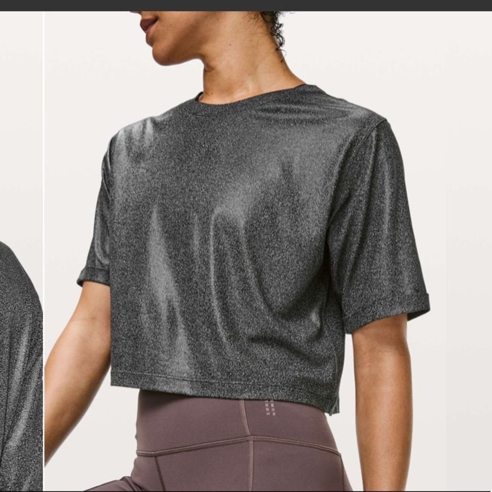 Lululemon to the beat crop top x soul cycle size 12